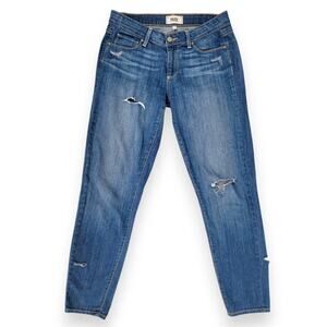 PAIGE Verdugo Ankle Womens Jeans 27 Medium Wash Mid-Rise Skinny Stretch Denim‎